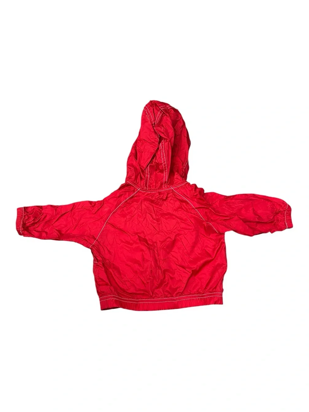 Vintage Baby Q‎ Y2K Red Little Rookie Windbreaker Jacket Size 6-9 Months